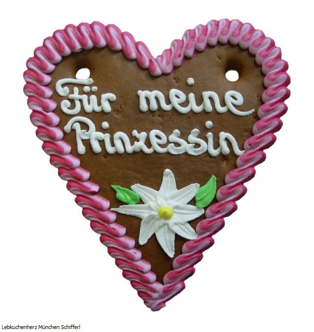 Lebkuchenherzen Spruch 21 x 18 cm