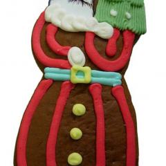 Lebkuchen Weihnachtsmann,Nikolaus mit Tannenbaum 40 Stück im Karton