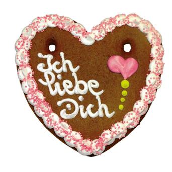 Lebkuchenherzen  Ich liebe Dich 13 x 15 cm