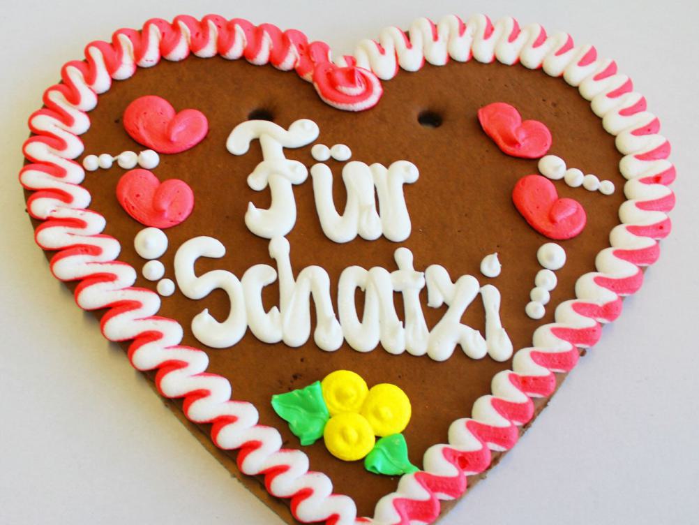 Lebkuchenherz für Schatzi