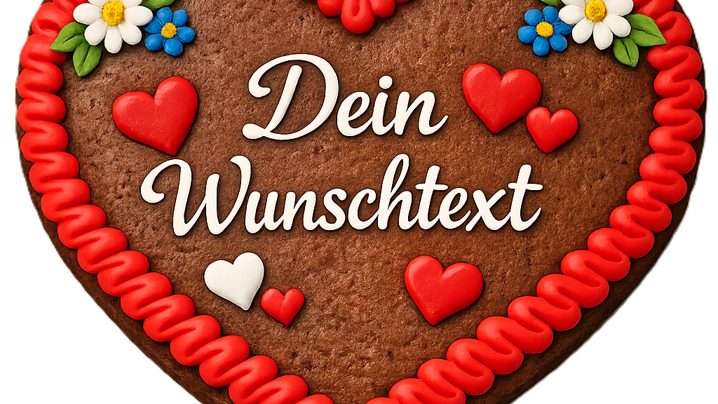 Wunschtext roter rand 